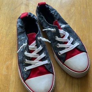 Red white blue sneaks